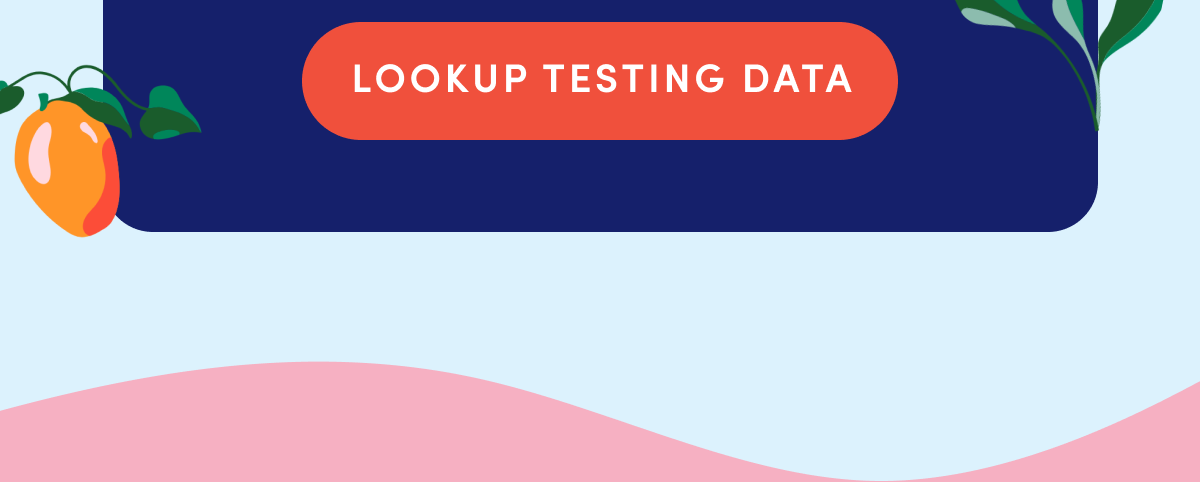 LOOKUP TESTING DATA