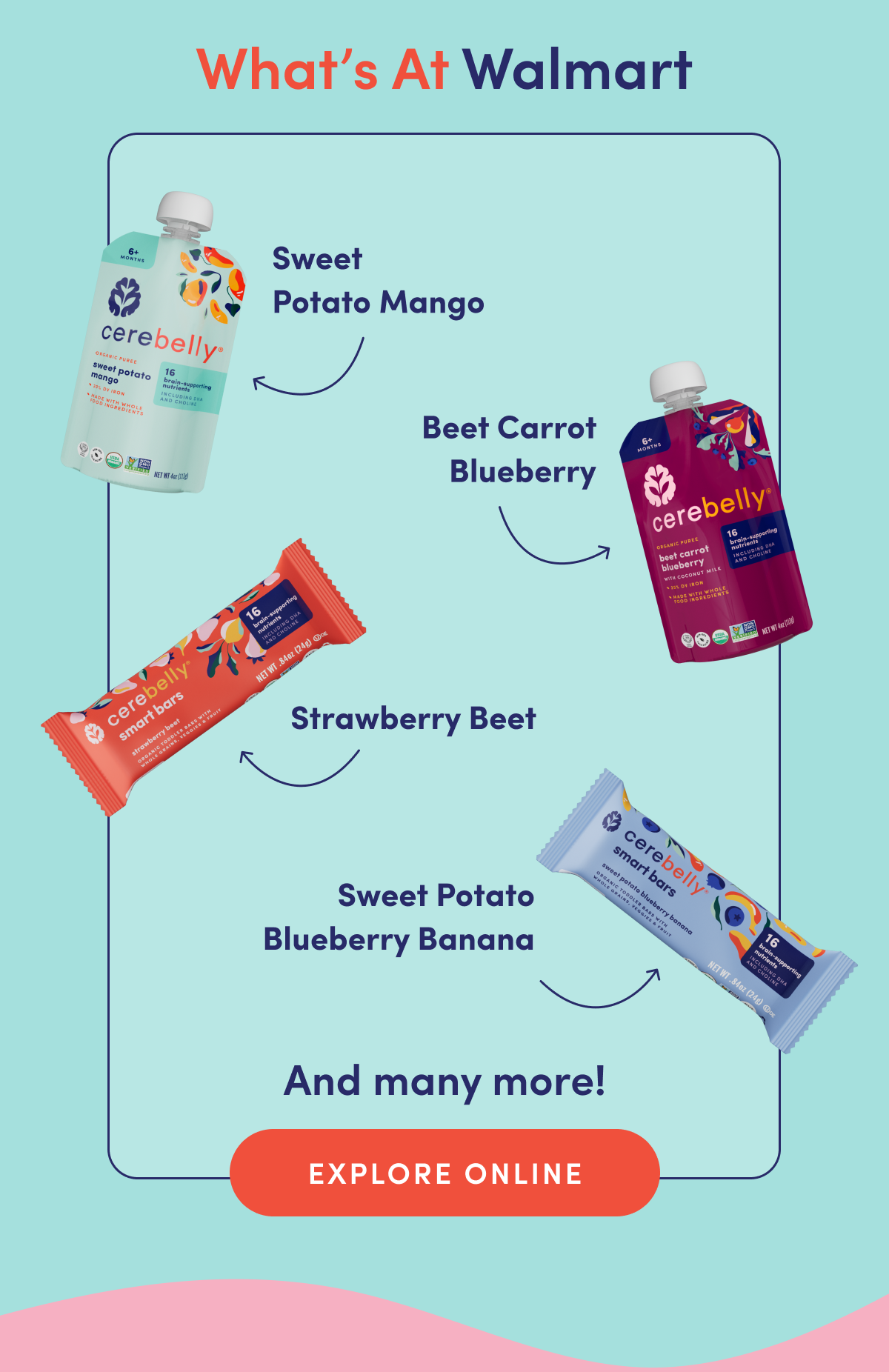 What's At Walmart | Sweet Potato Mango. Beet Carrot Blueberry. Strawberry Beet. Sweet Potato Blueberry Banana. And many more! | EXPLORE ONLINE