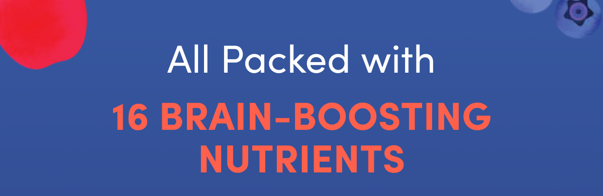 All Packed with 16 Brain-Boosting Nutrients