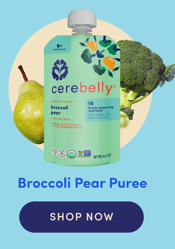 Broccoli Pear Puree