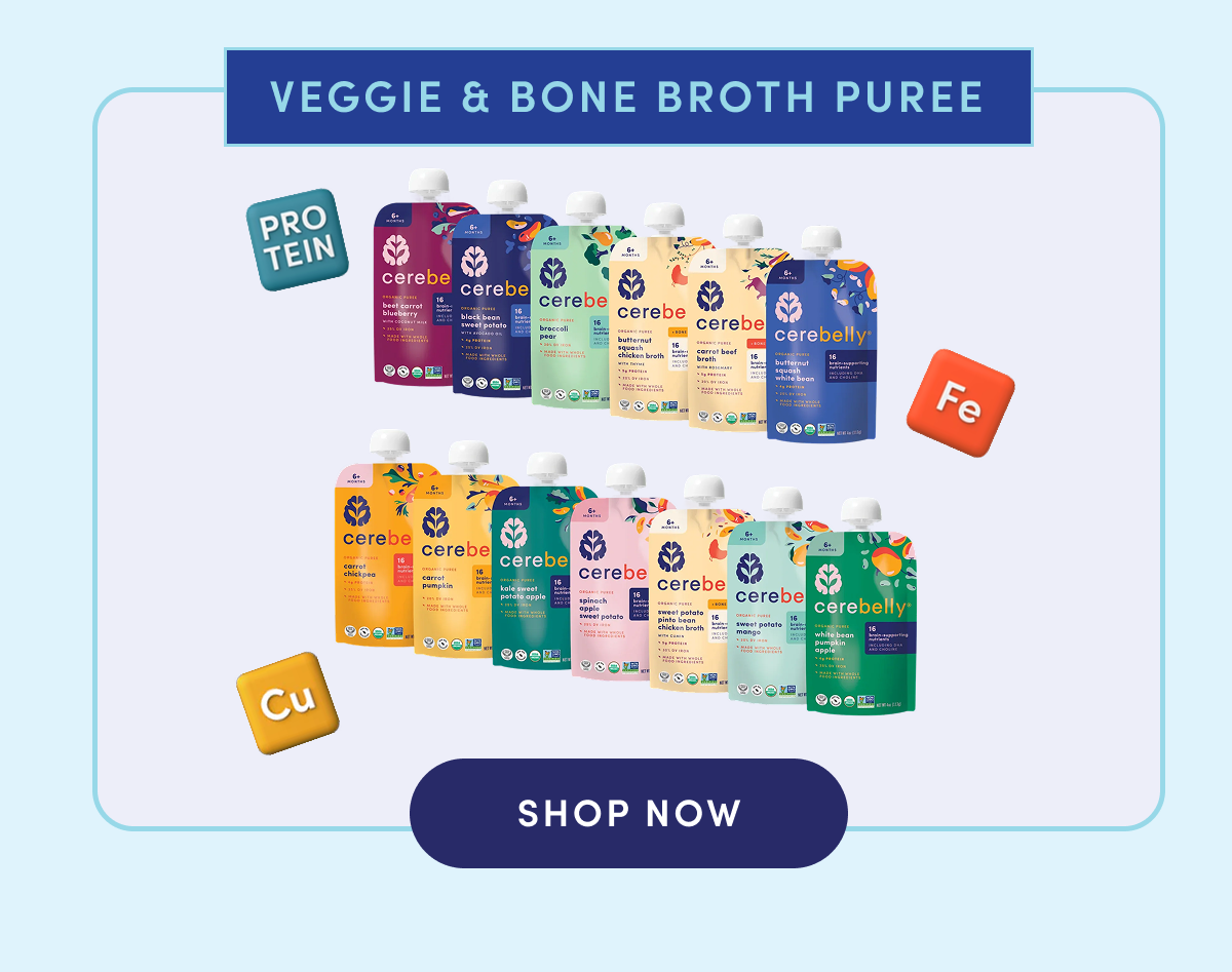 Veggie & Bone Broth Puree | SHOP NOW