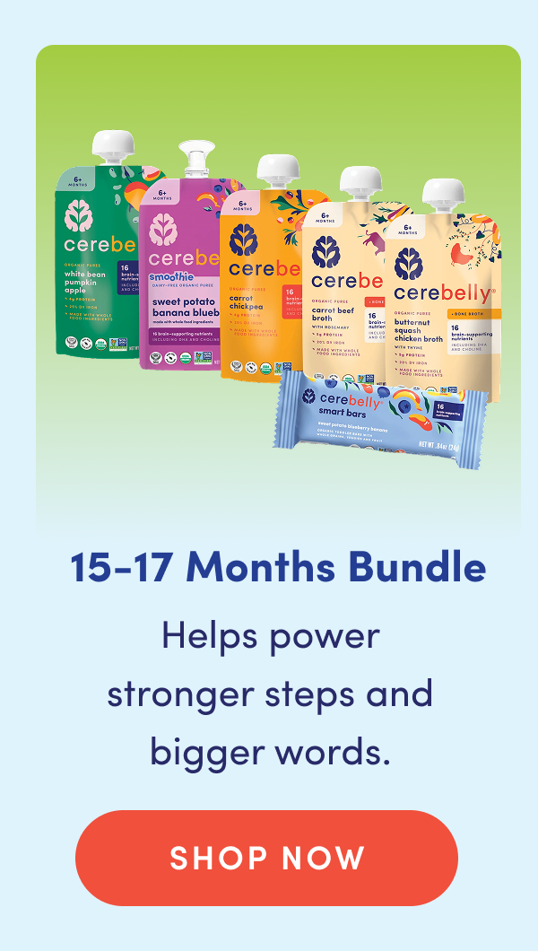 15-17 Months Bundle | Helps power stronger steps and bigger words. | SHOP NOW