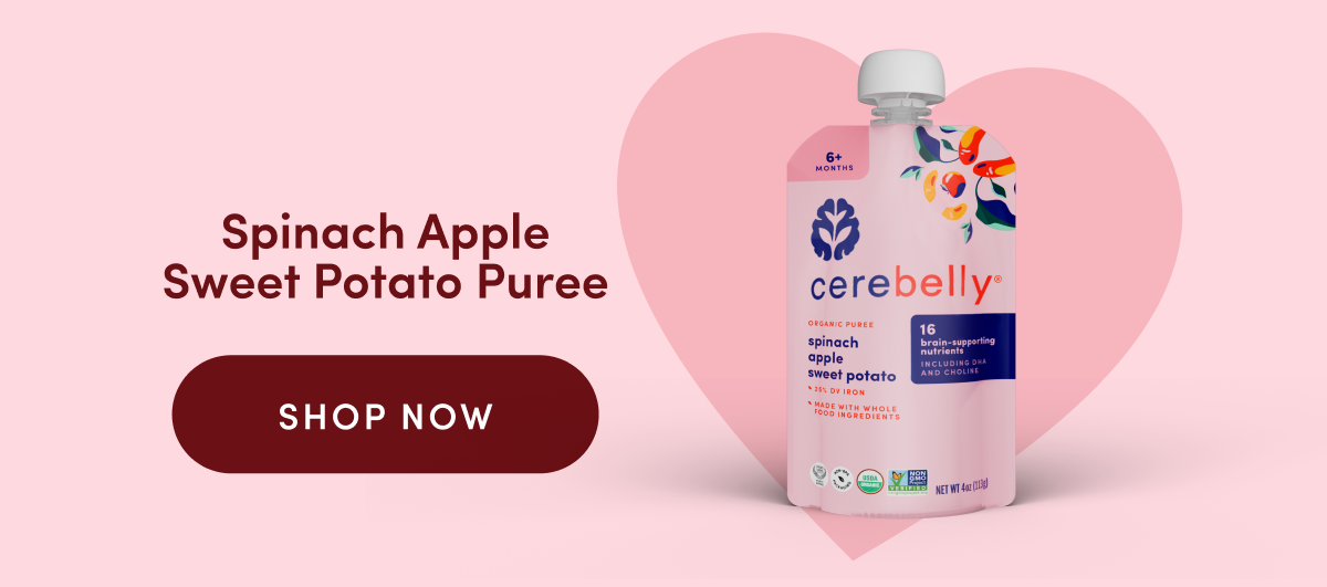 Spinach Apple Sweet Potato Puree | SHOP NOW