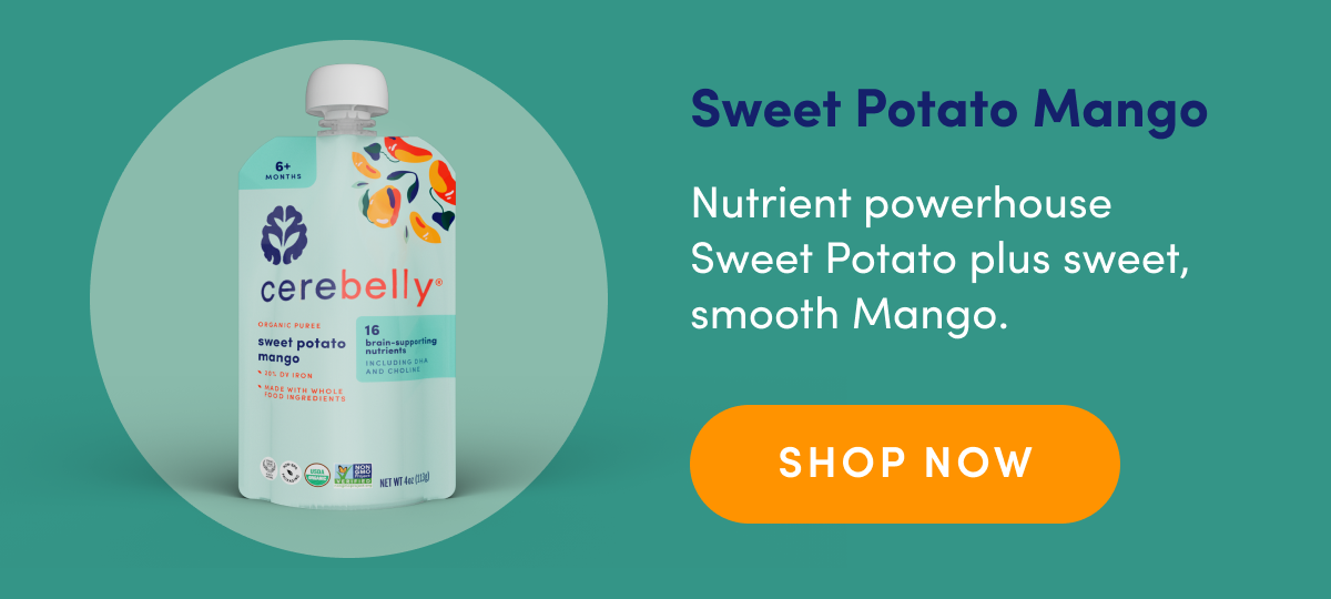 Cerebelly Sweet Potato Mango | SHOP NOW