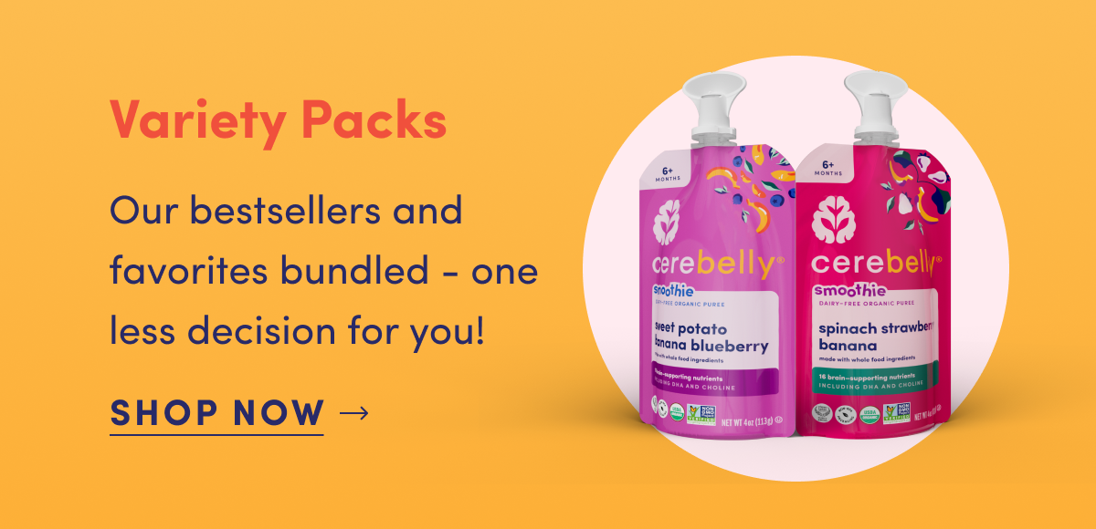 Cerebelly Veggie Variety Pack | SHOP NOW