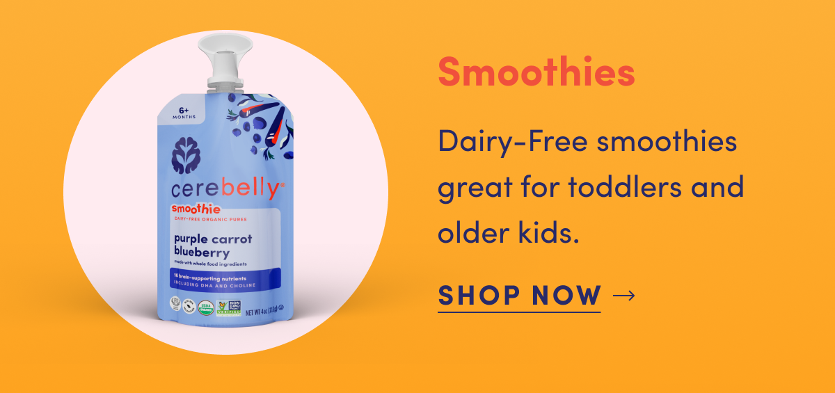 Cerebelly Veggie-first Smoothies | SHOP NOW