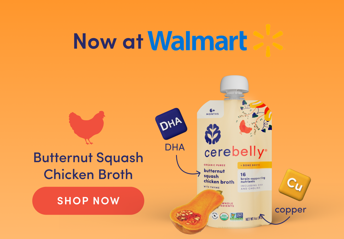 Cerebelly Butternut Squash Chicken Broth | SHOP NOW