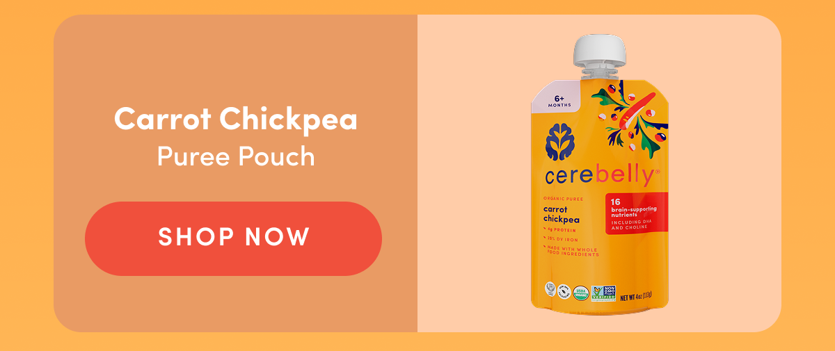Cerebelly Carrot Chickpea | SHOP NOW