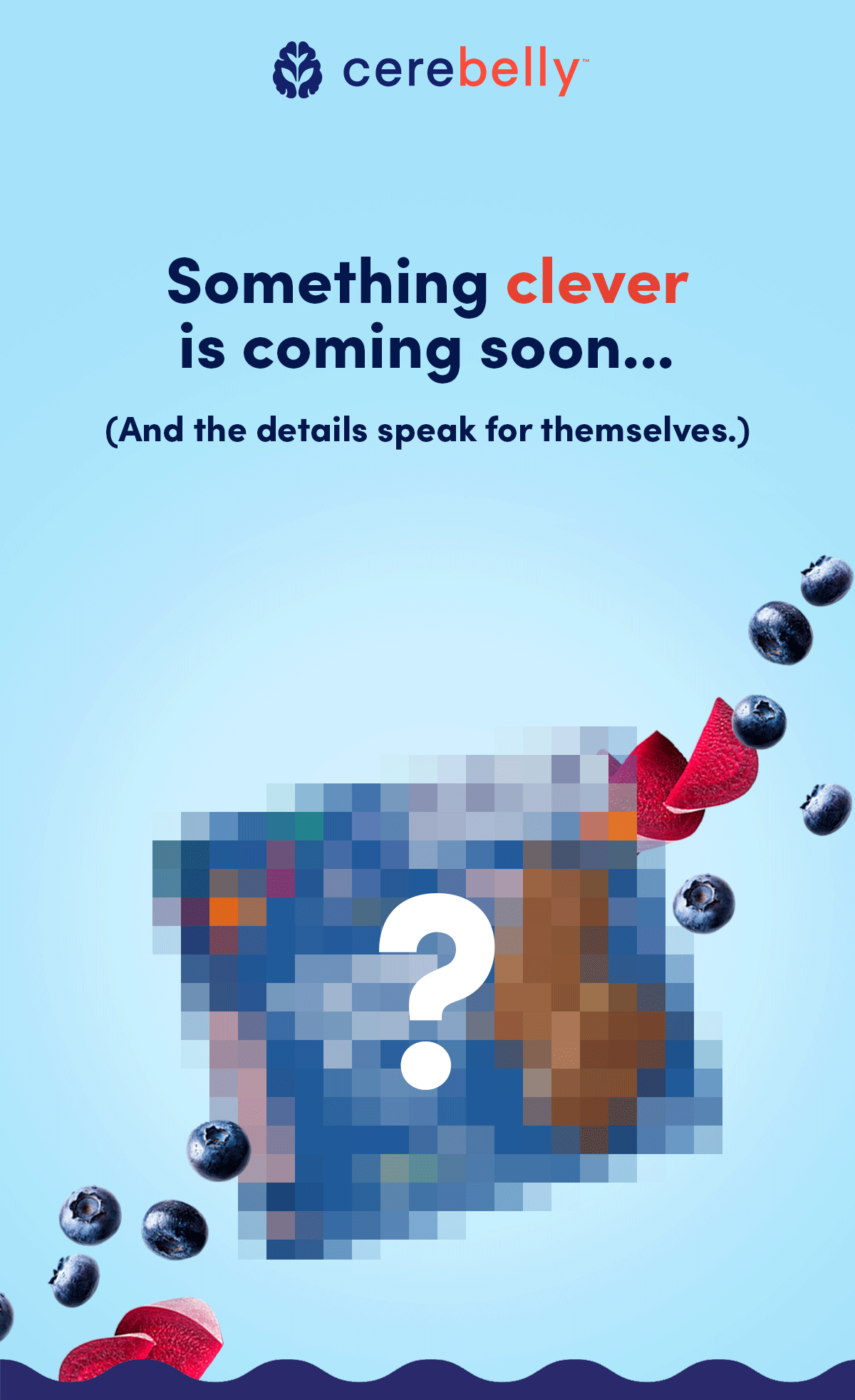 Something clever is coming soon... (Don't miss this!) 