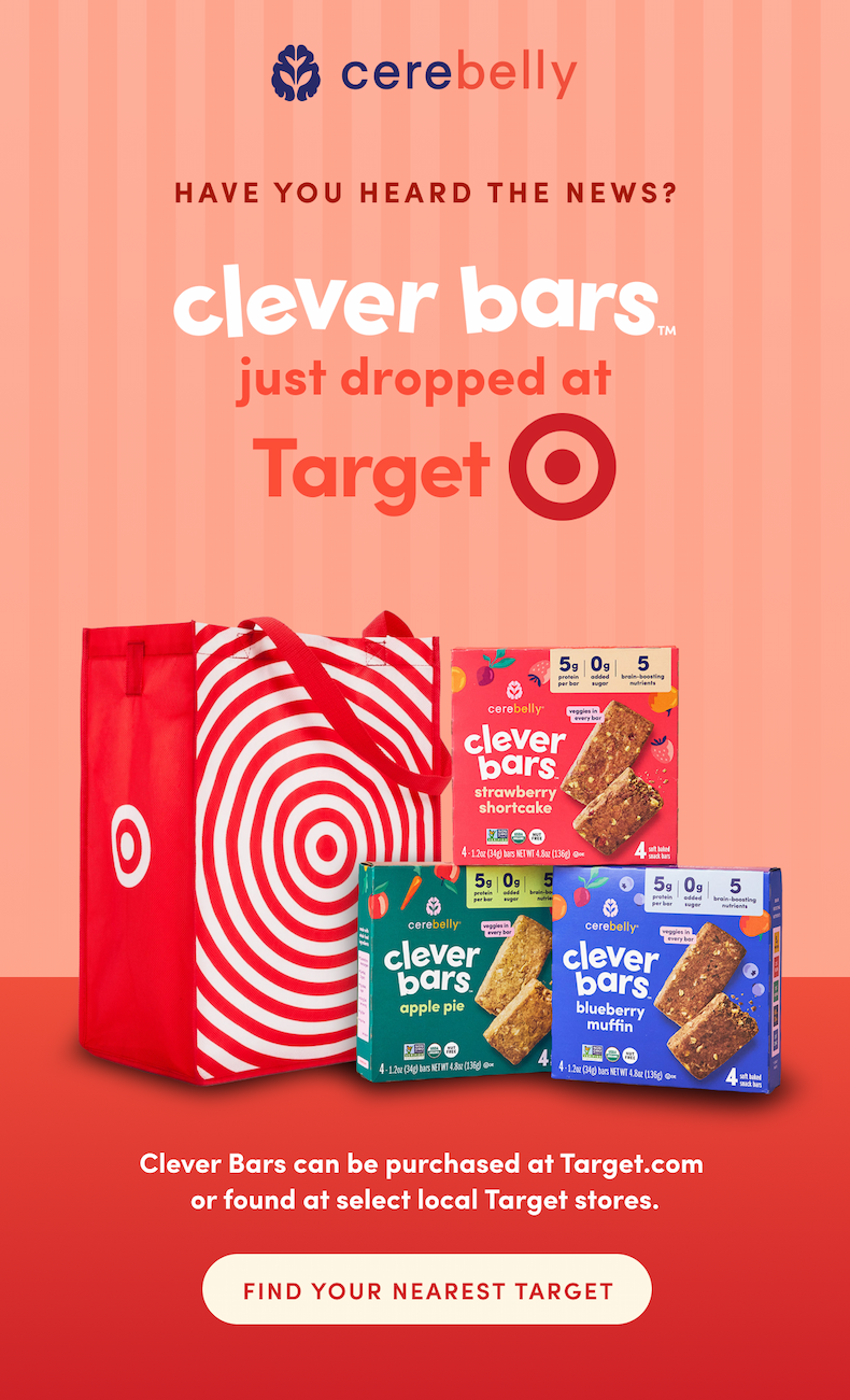 Clever Bars have hit shelves at select Target stores! 