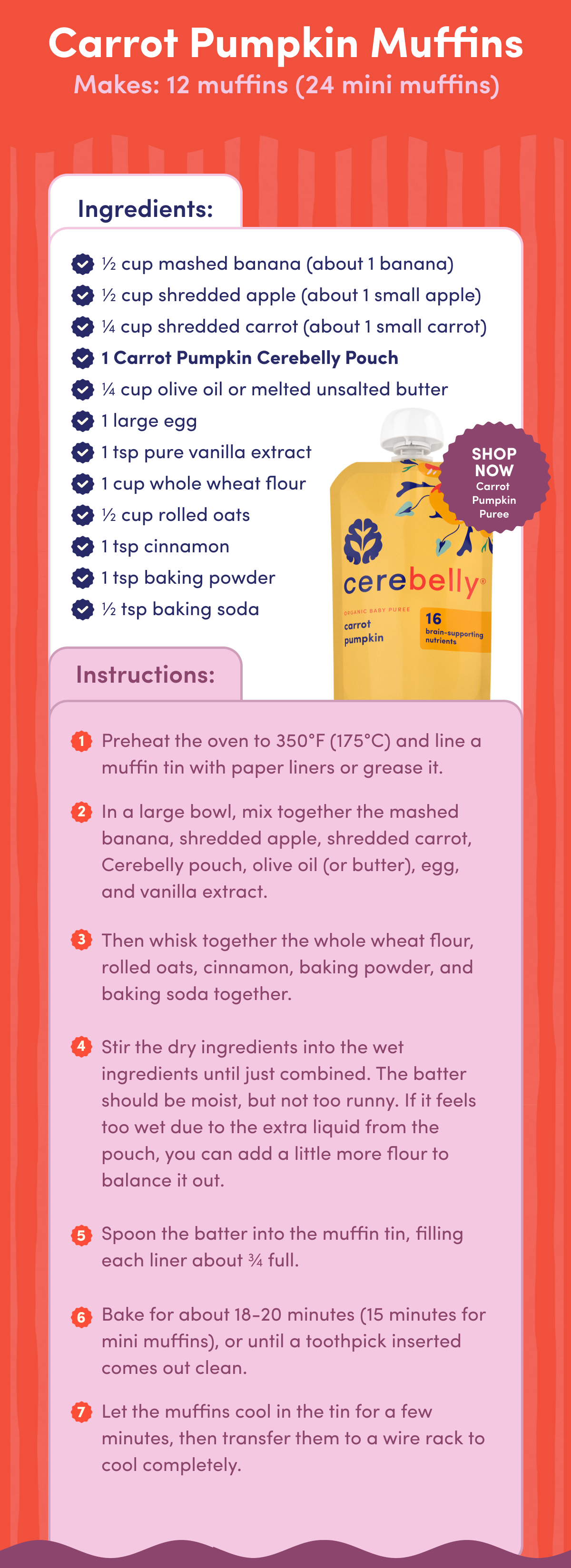 Carrot Pumpkin Muffins: Shop Carrot Pumpkin Puree