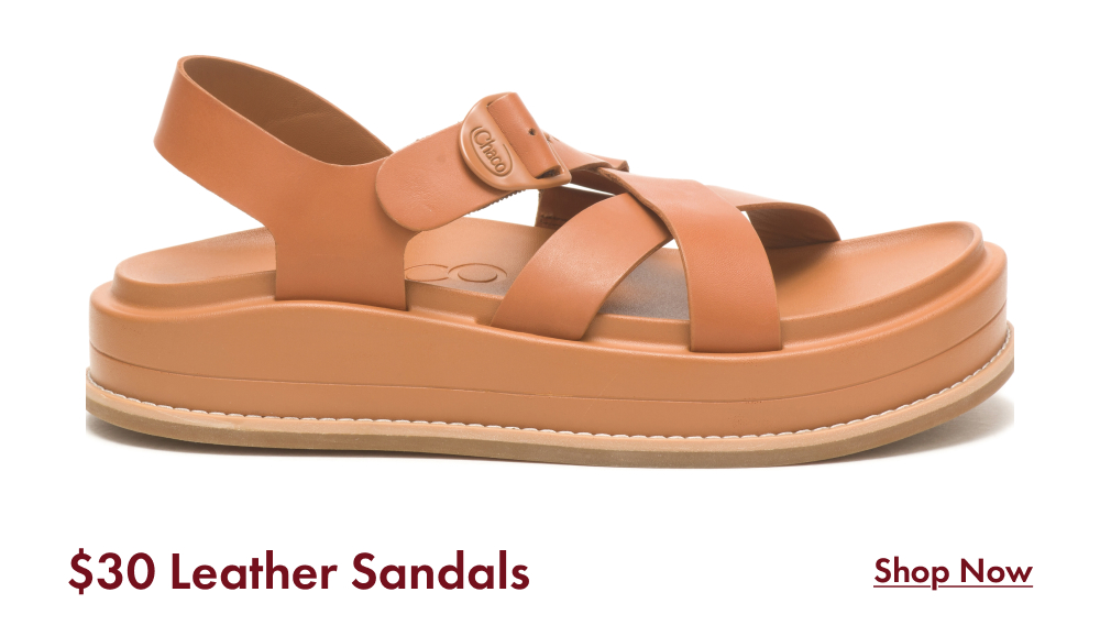 $30 Leather Sandals - SHOP NOW