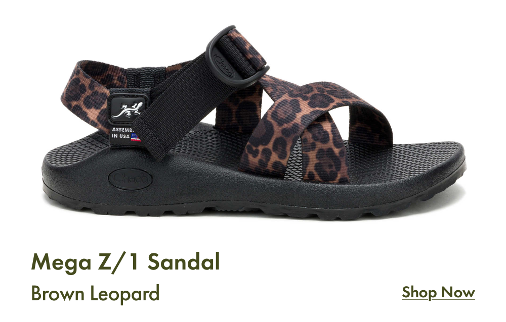 Mega Z/1 Sandal - Brown Leopard - SHOP NOW