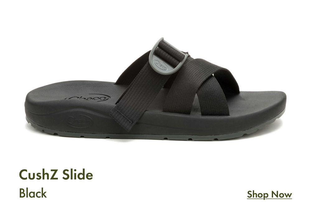 CushZ Slide - Black - SHOP NOW