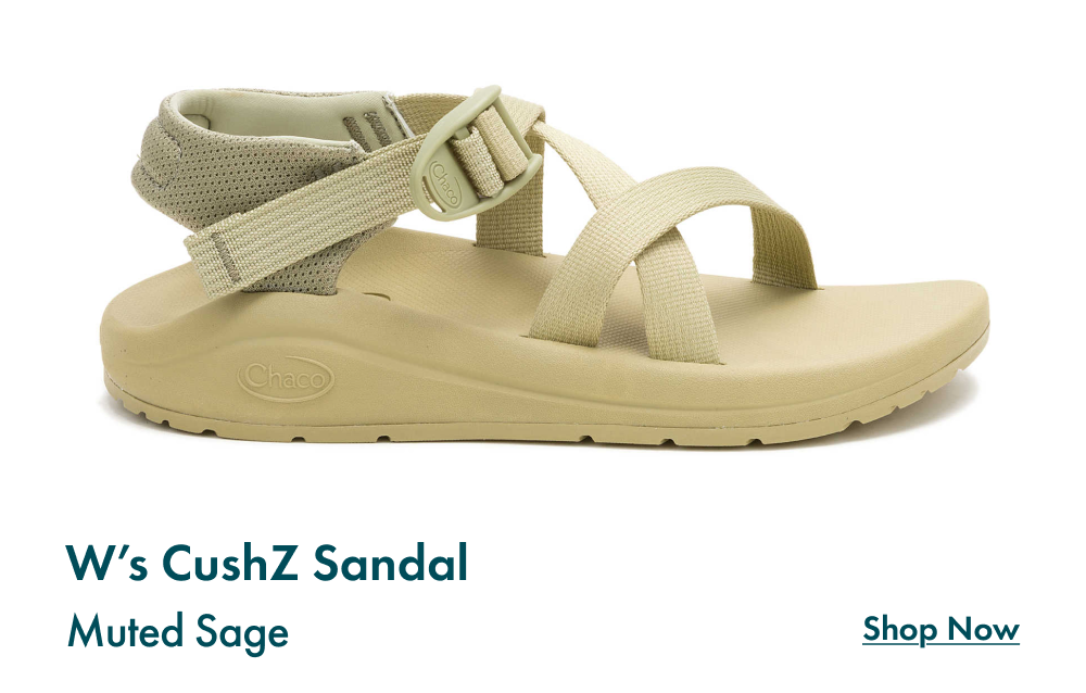 W's CushZ Sandal - Muted Sage - SHOP NOW
