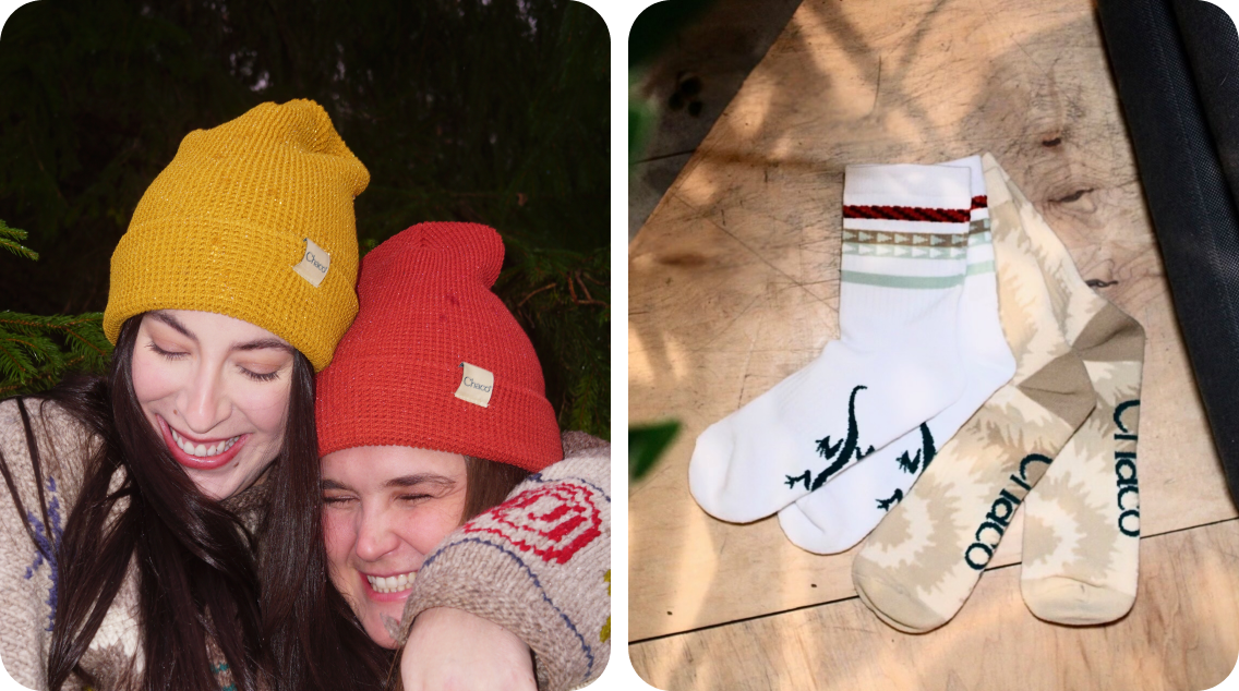 Product photos. Beanies and socks