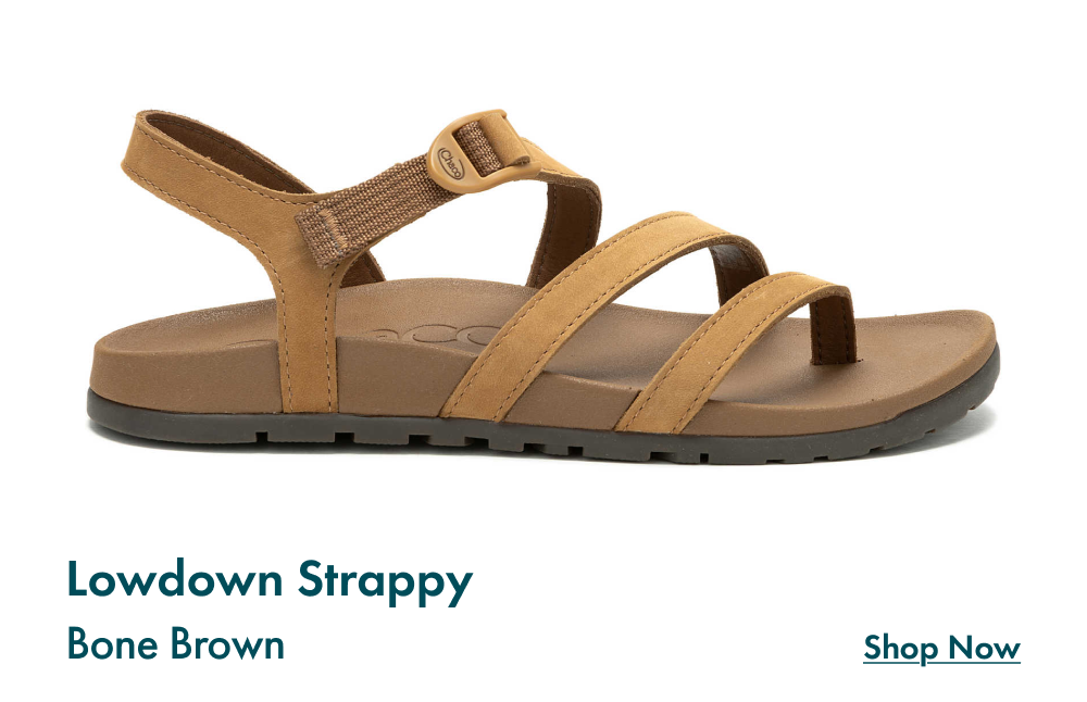 Lowdown Strappy - Bone Brown - SHOP NOW