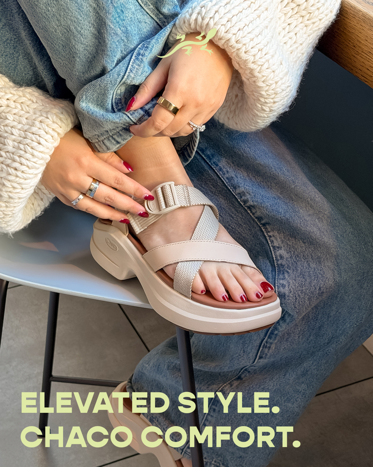 Chaco. ELEVATED STYLE. CHACO COMFORT.