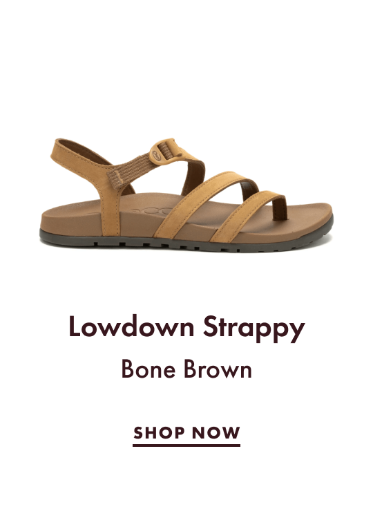Lowdown Strappy - Bone Brown - SHOP NOW