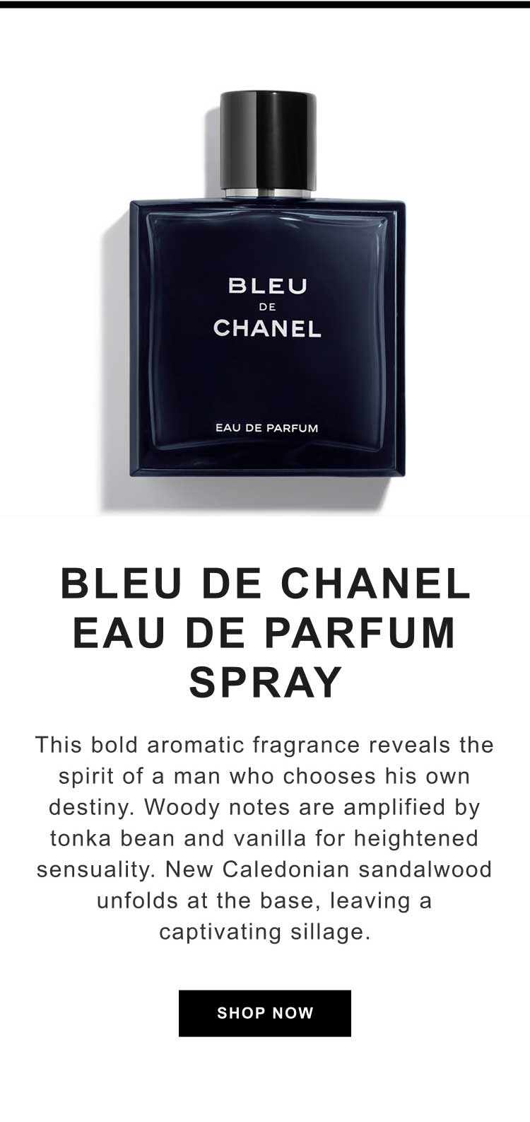 BLEU DE CHANEL Eau de Parfum Spray