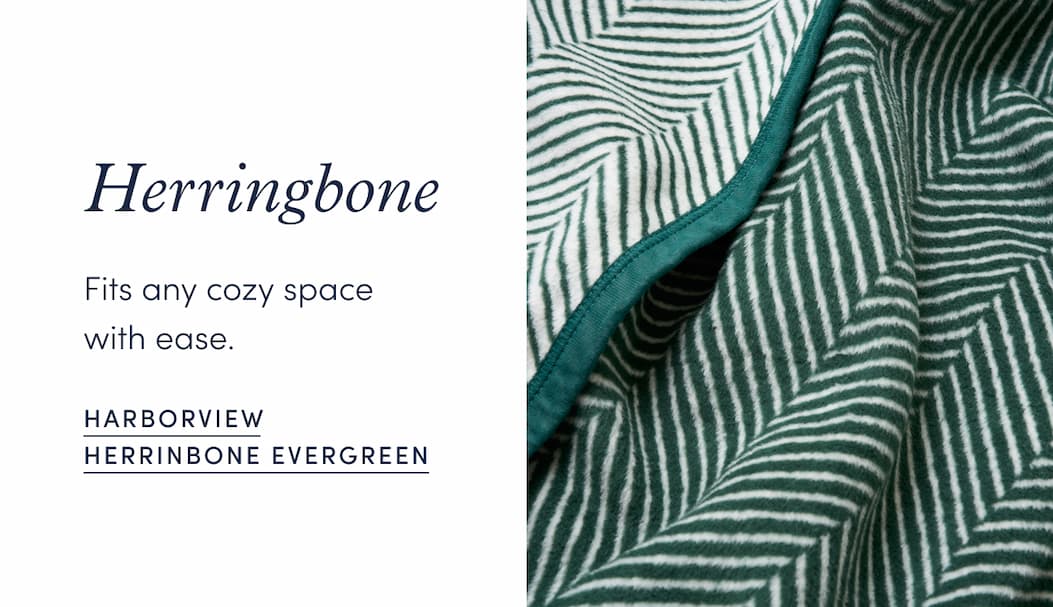 Herringbone: Fits any cozy space with ease