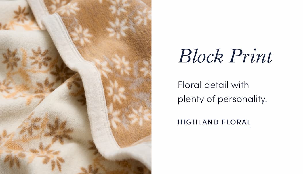 Block Print – Floral detail with plenty of personality