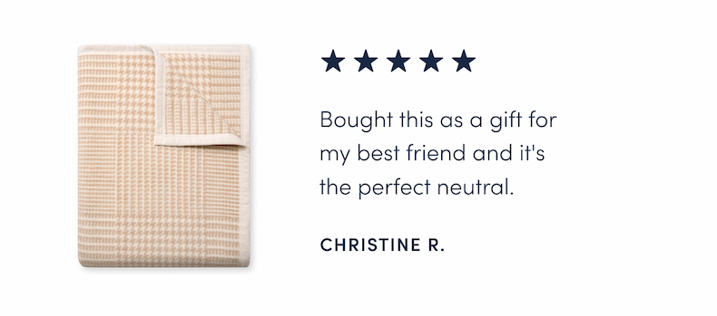 Bought this as a gift for my best friend and it's the perfect neutral.
