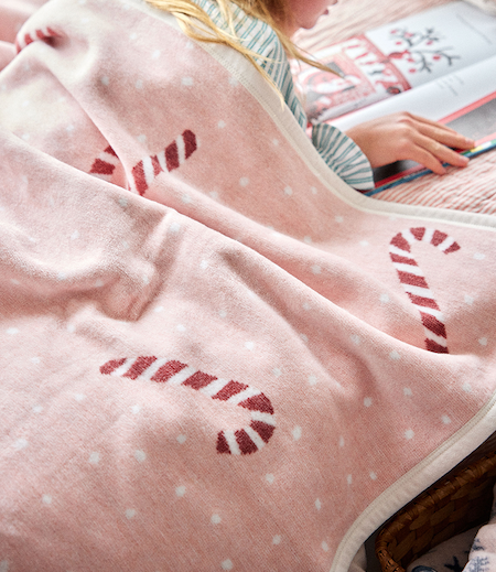 Candy Canes Blanket