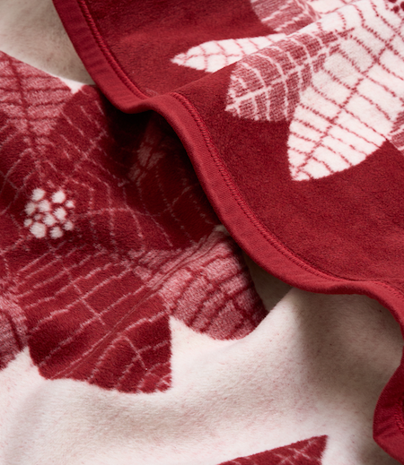 Poinsettias Blanket