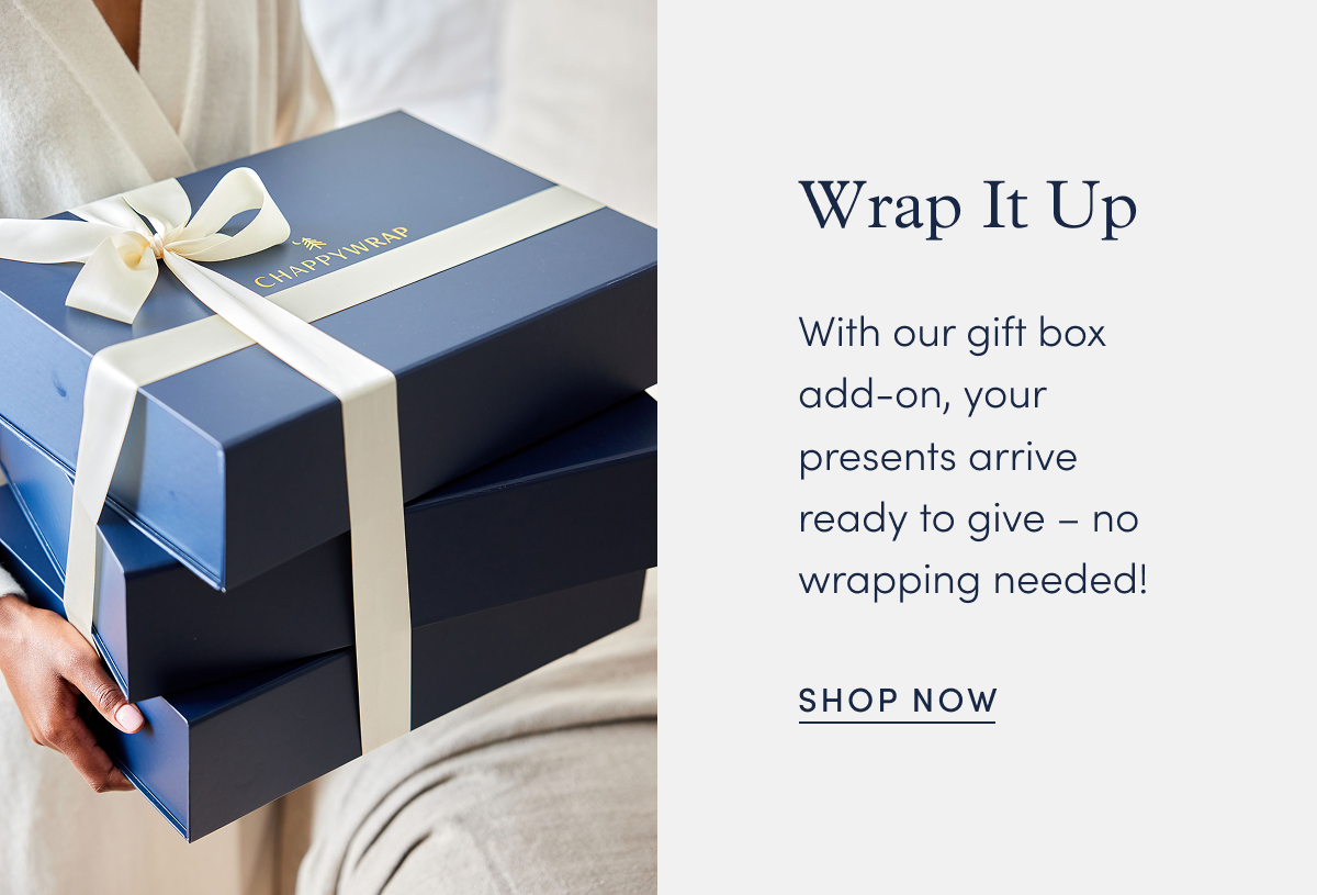 Wrap It Up: With our gift box add-on, your presents arrive ready to give - no wrapping needed!