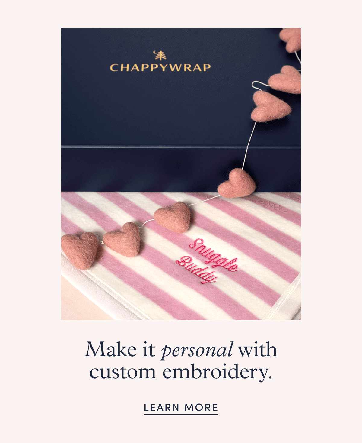 Make it personal with custom embroidery.