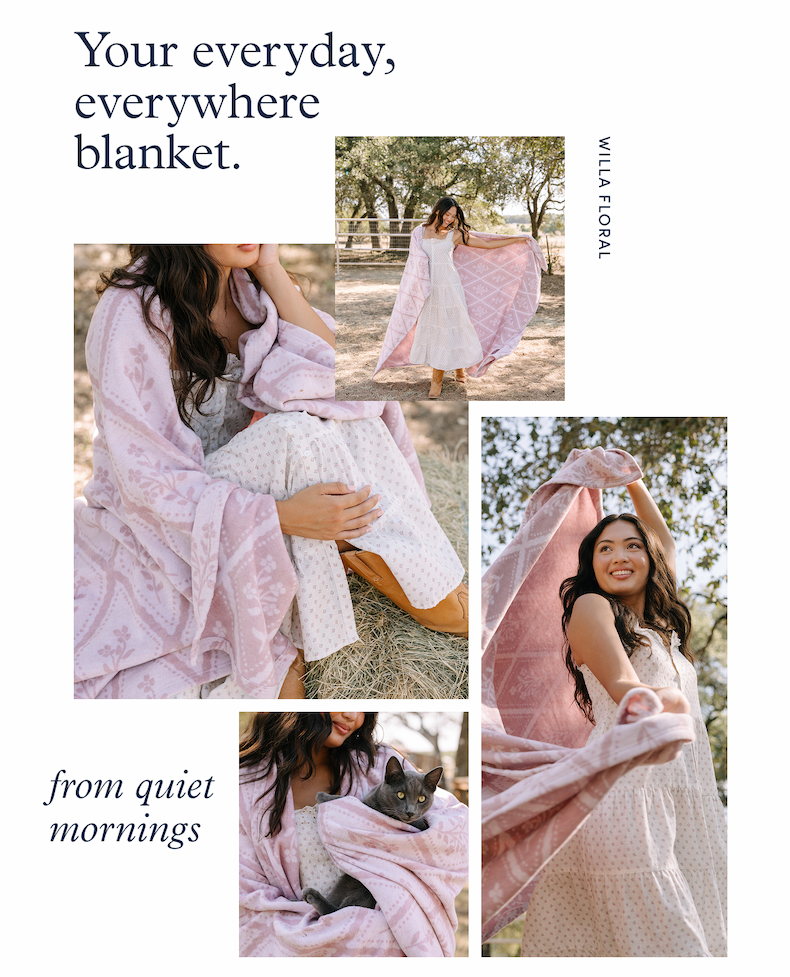 Shop Willa Floral Blanket
