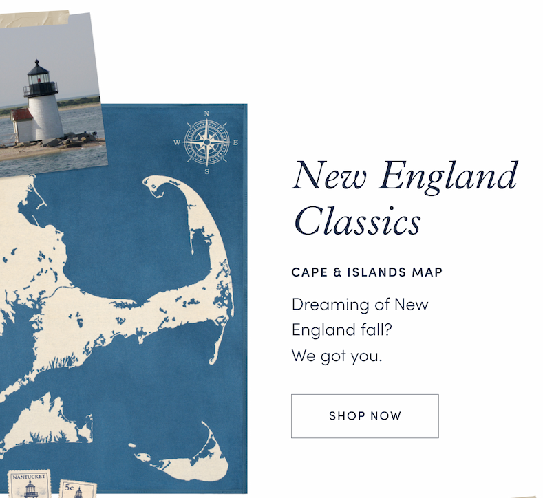 Shop Cape & Islands Map