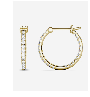 Inside Out French Set Hoop Earrings