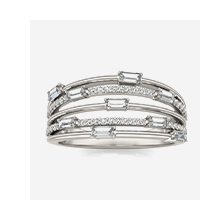 Illusion Stacked Ring