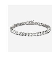 Two-Prong Basket Tennis Bracelet