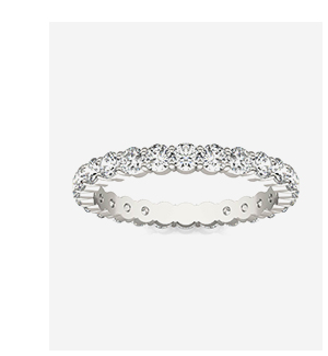 Scalloped Edge Eternity Band (1 1/3 Ct. Tw.)