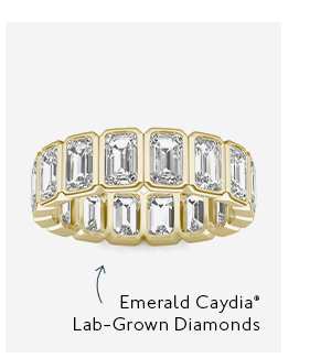 Emerald Bezel Eternity Band