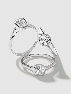 Signature Bezel Rings