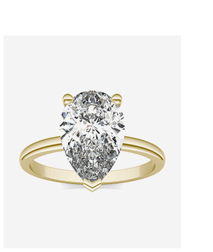 Pear Classic Solitaire Engagement Ring