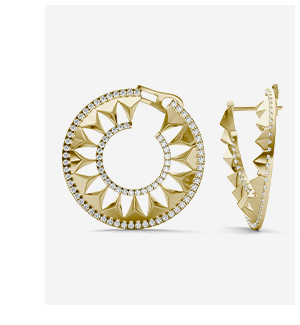Duo Ouro Hoop Earrings