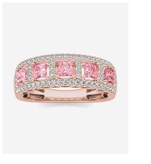 Fancy Pink Liv Princess Ring