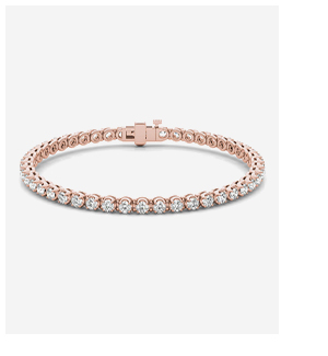 Scalloped Four-Prong Tennis Bracelet (2 7/8 Ct. Tw.)