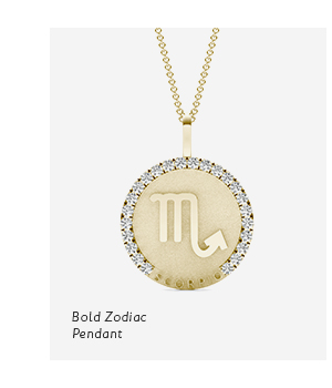 Bold Scorpio Zodiac Pendant