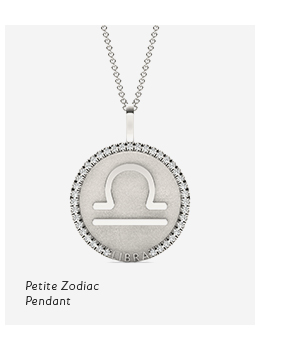 Petite Libra Zodiac Pendant