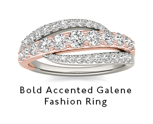 Bold Accented Galene Fashion Ring
