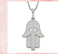 Hamsa Pendant (3/4 Ct. Tw.)