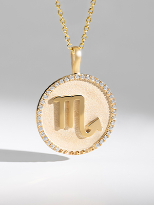 Petite Scorpio Zodiac Pendant