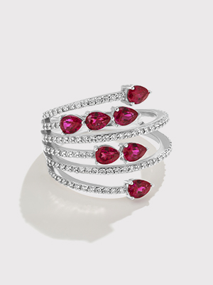 Ruby Athena Statement Ring