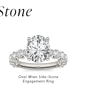 Oval Wren Engagement Ring